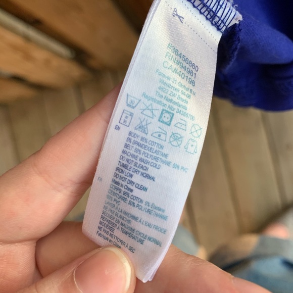 Forever 21 Vivid Blue Cutout Mini - Picture 6 of 7